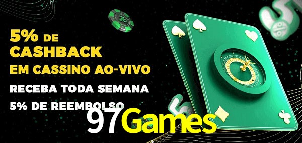 Promoções do cassino ao Vivo 97Games
